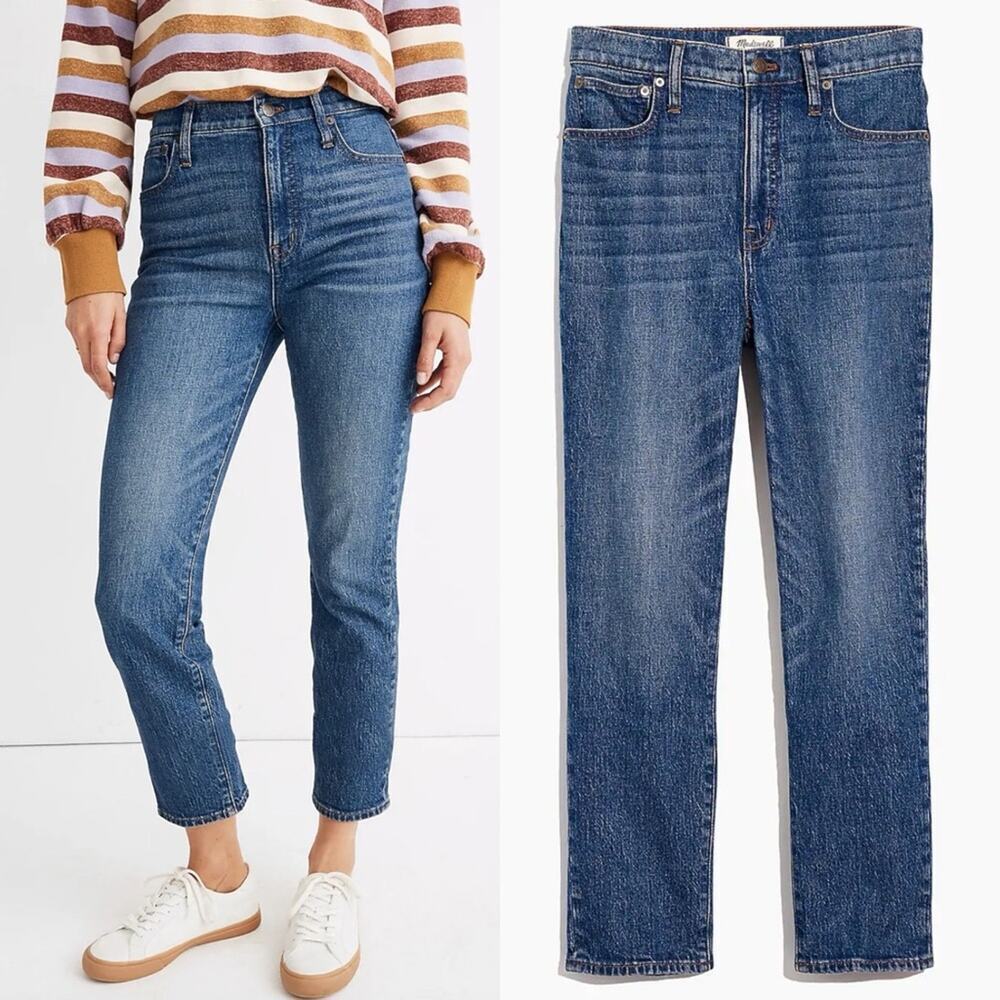 Madewell Classic Straight Jeans in Coldbrook Wash, sold out everywhere! size 25